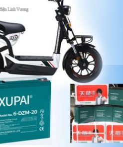 Thay bình ắc quy xe máy điện 133s
