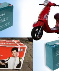 Thay bình ắc quy xe máy điện Vespa